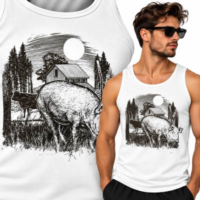 TANK TOP ZWIERZĘTA  NIGHTPIG